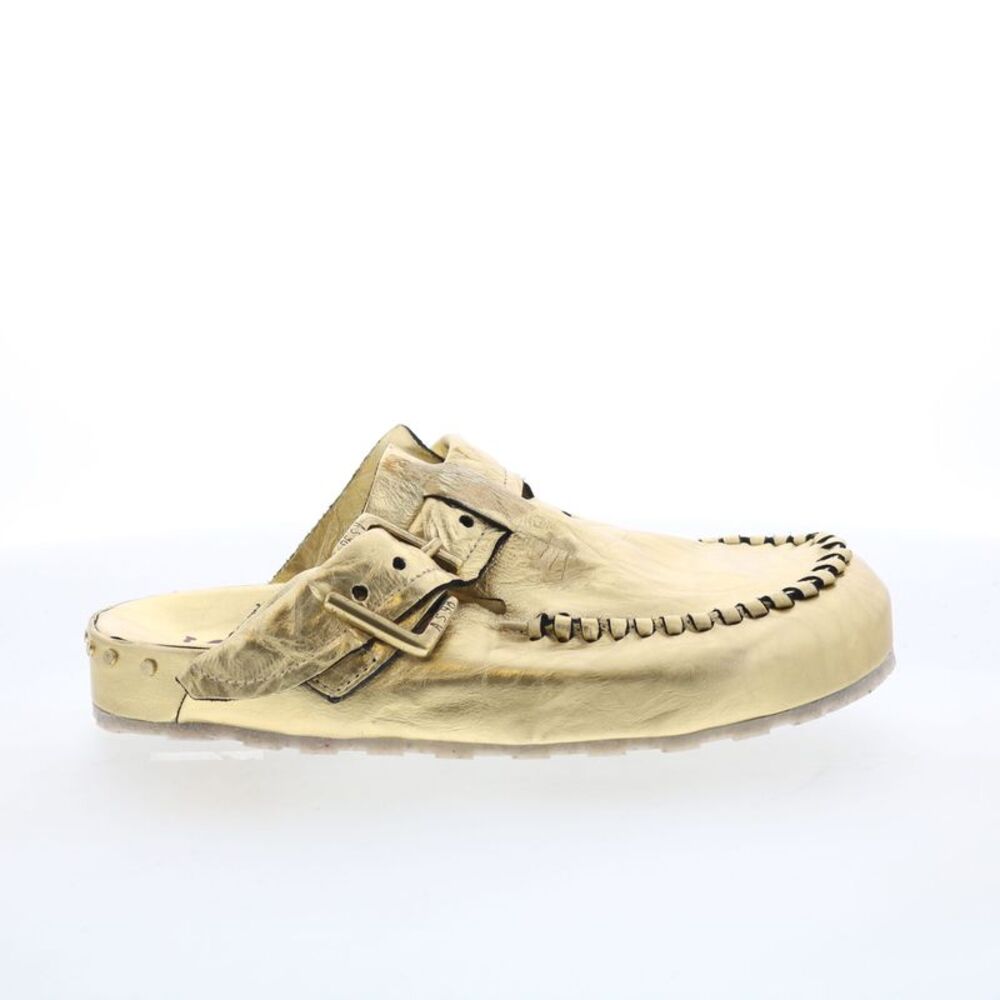 A.S. 98 Womens Elio Gold Shoes (NWT)